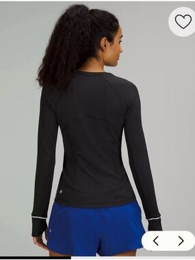 Lululemon It's Rulu Ribbed Long-Sleeve Shirt Sz 6